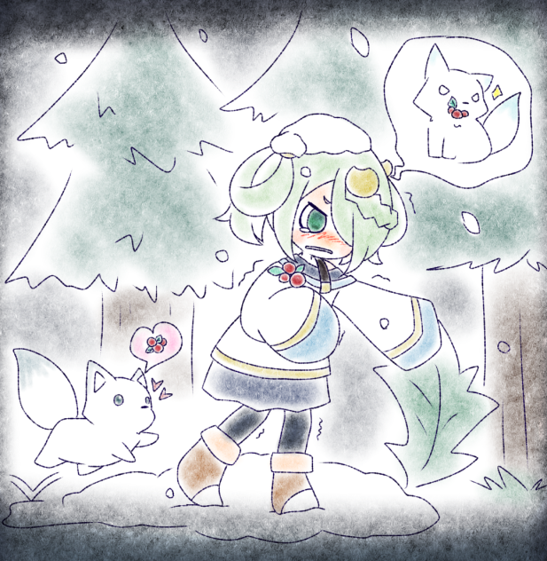 キツネどこー
