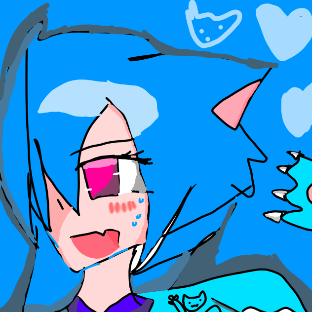 blue cat🌊💧💙💦