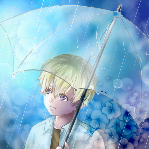 Under the rain - ibisPaint