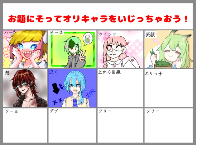 お題にそってオリキャラをいじるやつ