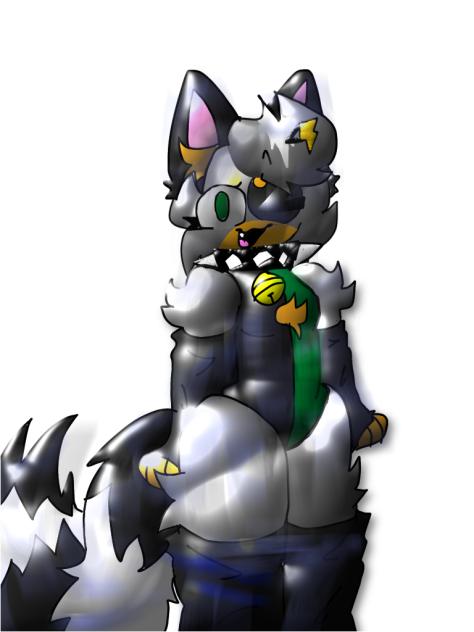 I made a 3D Louise cattle dog my main oc