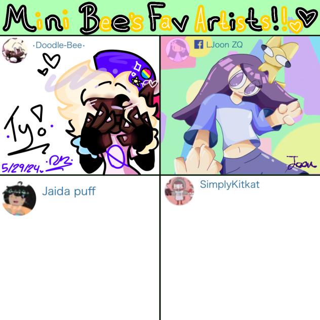•MiniBee's Favorite Artists•