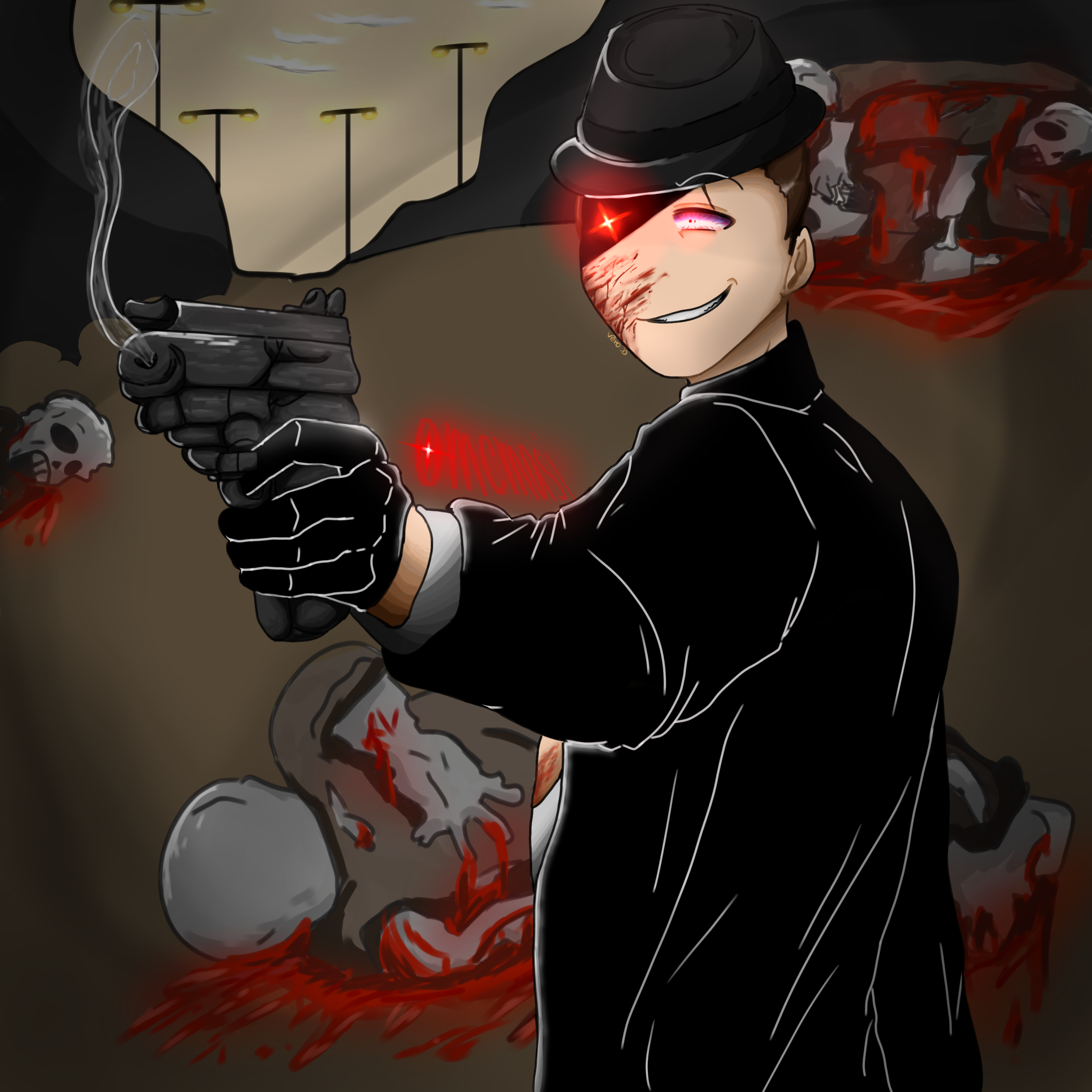Actually killing zombies - ibisPaint