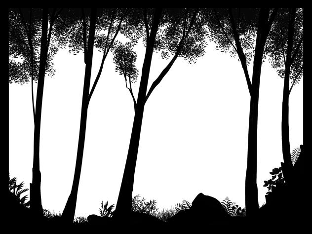 IBM4615 Forest Silhouette 08