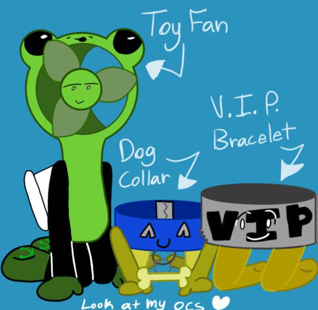 Toy Fan,Dog Collar,and V.I.P. Bracelet!!