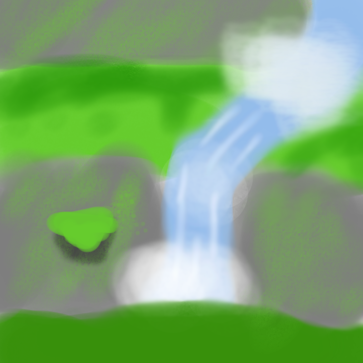 waterfalls ☔ 💦💦 ☔ - ibisPaint