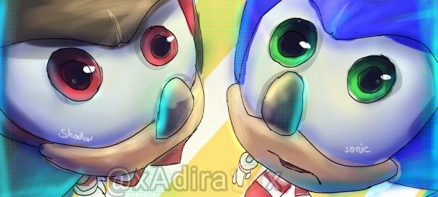 Sonic x shadow fanart🔫🔫