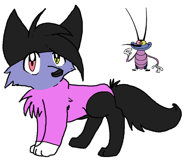 Chibi Joey as a Wolf .