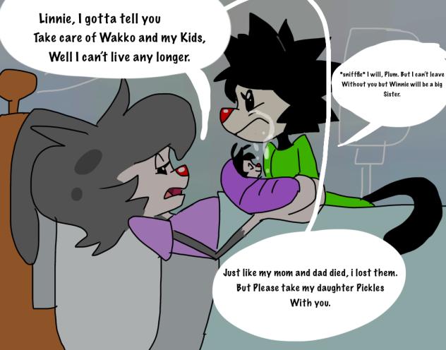 Pickles is born, Plum’s death