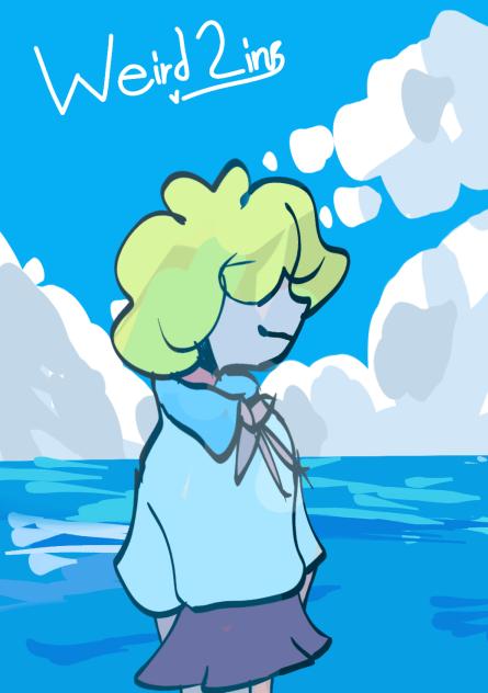 blue