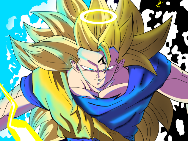 Goku Ssj 3 & Ssj 3 Majin