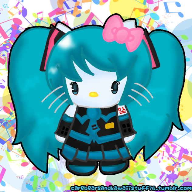 Kitty Miku (Vocaloid x Sanrio)