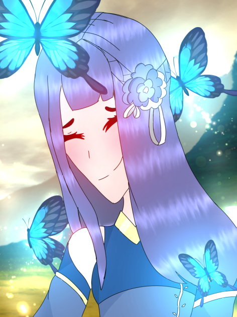 Butterfly girl