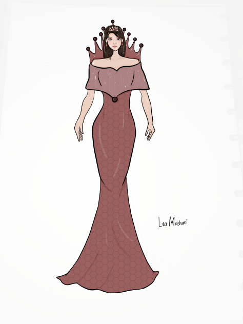 Fashion design insp by corona virus