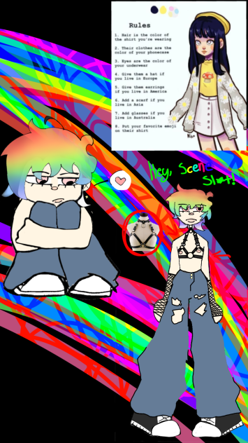 “Hey, scene slxt!” (oc challenge)