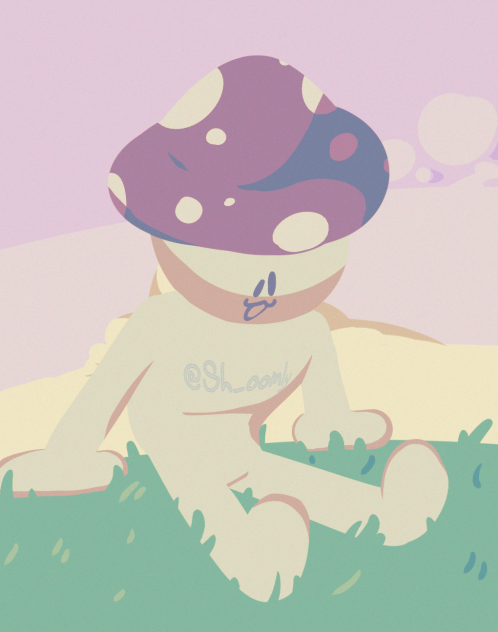 Grassy field - ibisPaint