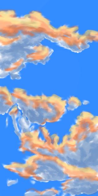 Cloud phone background
