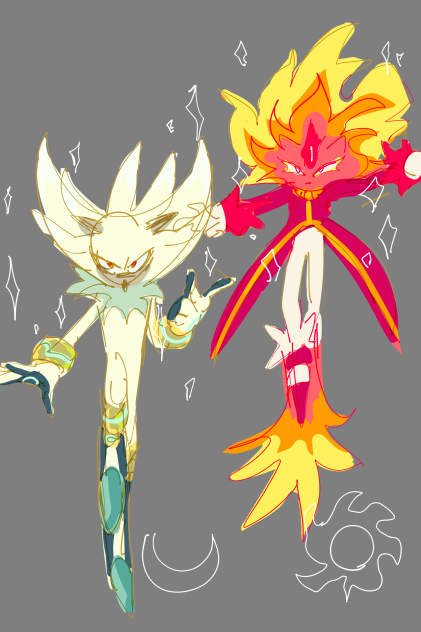 the moon and his Sun