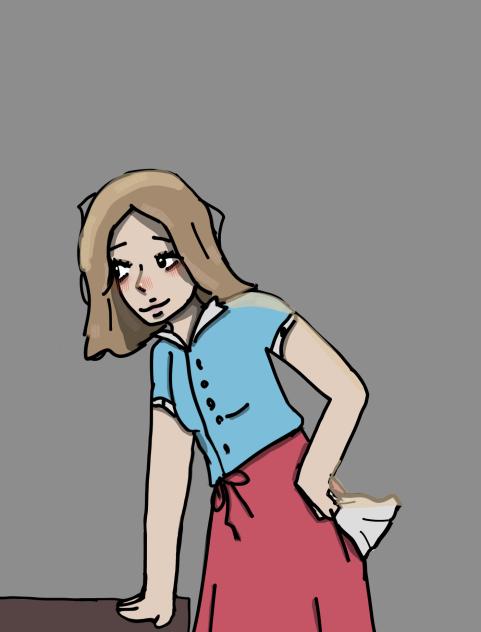 A waitress