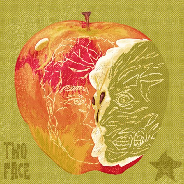 Two Face Apple Trend