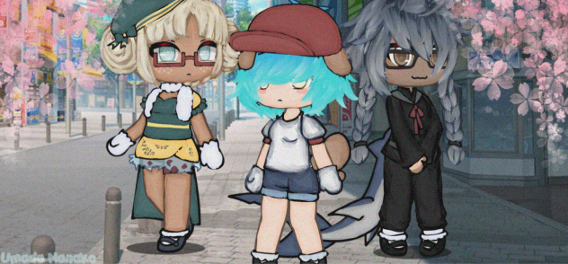 my attempt on editing my gacha personas!