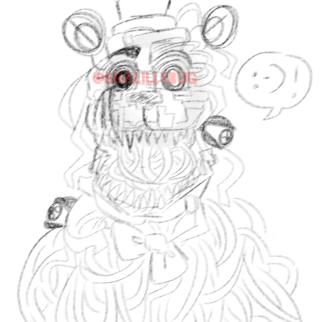 molten freddy sketch ⭐️