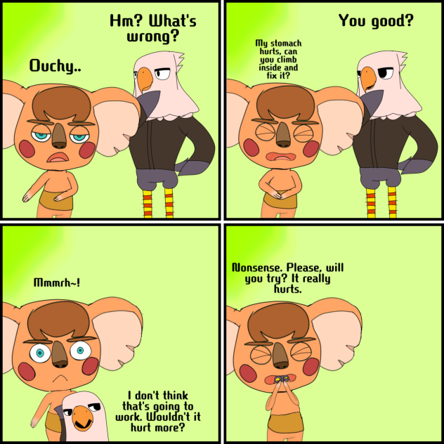 Canberra’s Tummy Problems (Part 1)