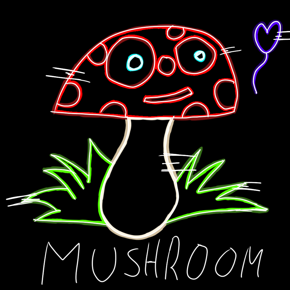 mushroom glitch ibisPaint
