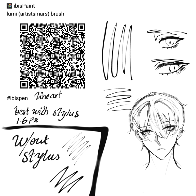 brush for lineart ibisPaint