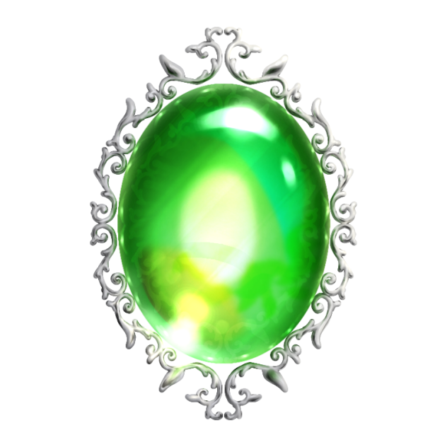 ブローチ(緑)　brooch(green)