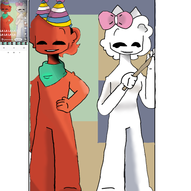banbanXbanbaleena y blueXpink