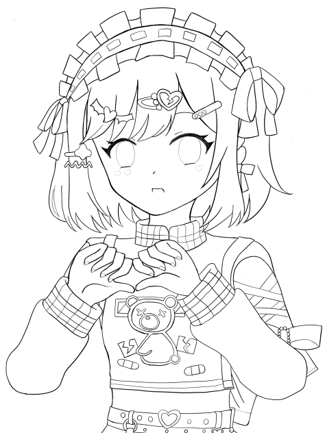 それが愛なんです 線画