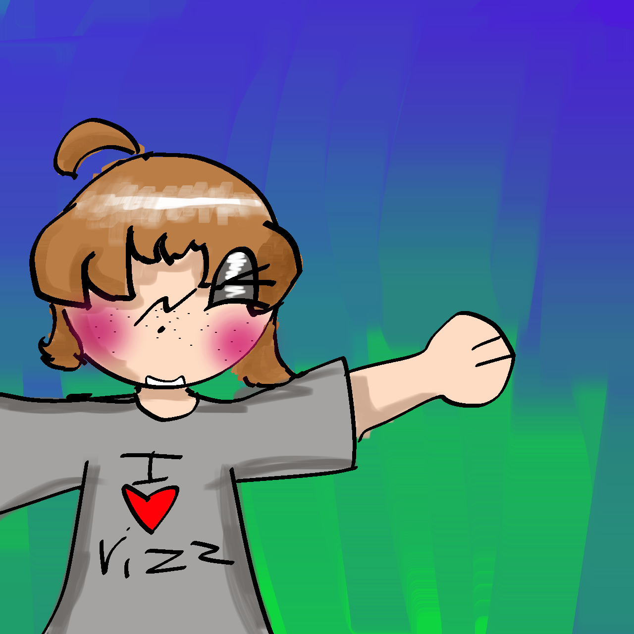 drew my online friend XD - ibisPaint