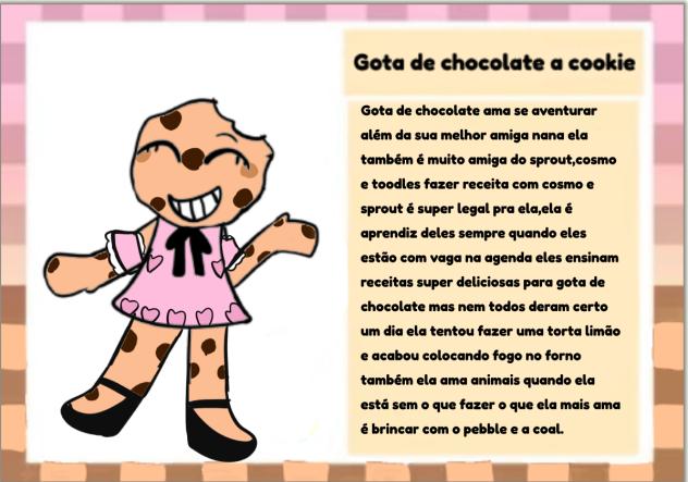 Cartaz da gota de chocolate 🍫