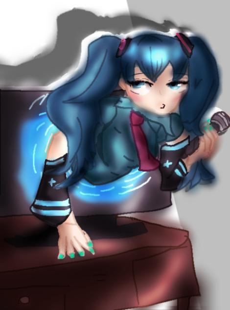 Drawing Miku For The FirstTime