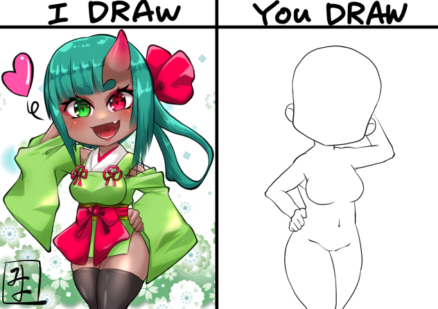I draw you draw