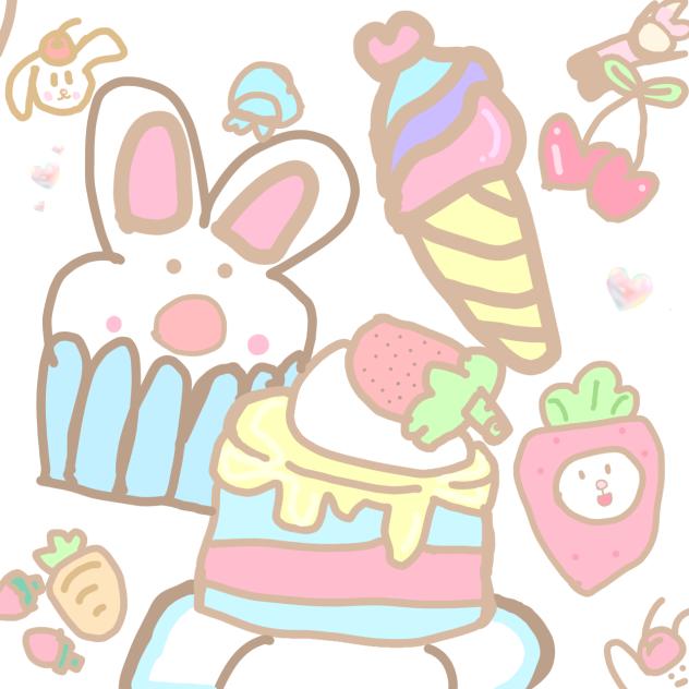 Nyaa snack party 🎊🍦🍓🥕🍒🫐