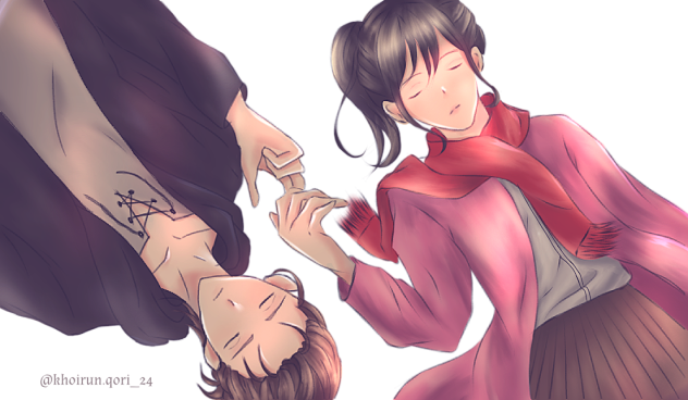 mikasa&eren
