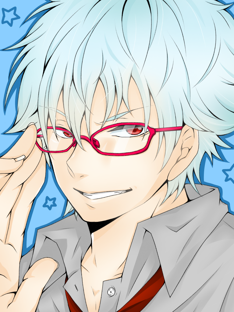 銀魂眼鏡】銀魂 JINS 眼鏡 缶バッジ 土方 - ピンズ·ピンバッジ·缶