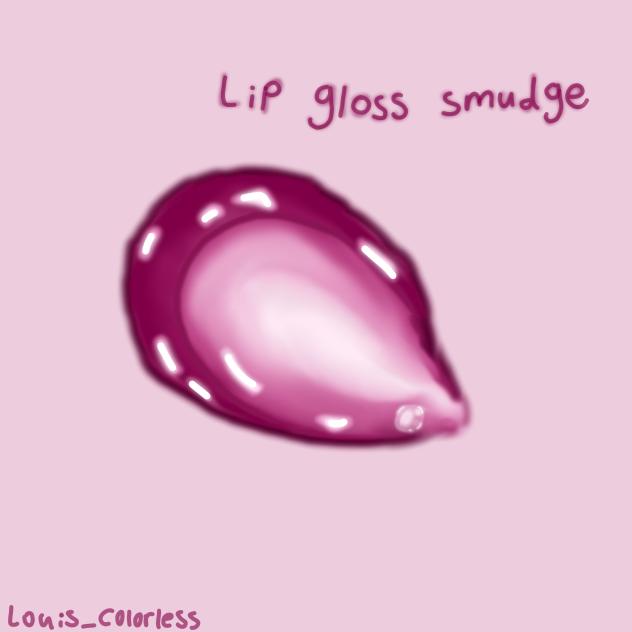 purple smudge!
