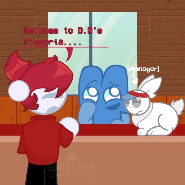 Random Work at a pizza place Doodles