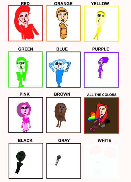 Every Character Is A Different Color
