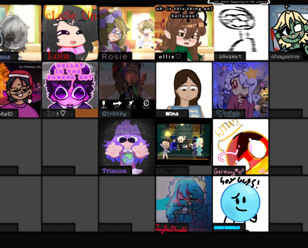 Zoom call collab! (mostly gacha ;-;)