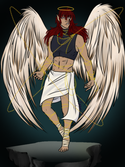 ASTAROT AS A CHAINED ANGEL