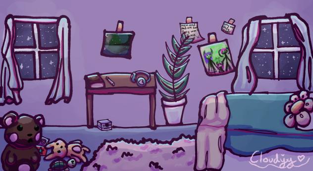 Ash's Bedroom (REDRAW)