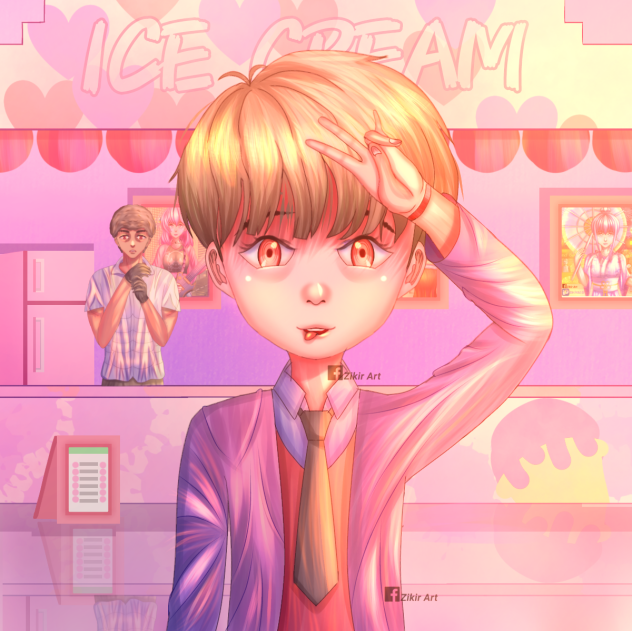 FanArt oc has friends, Shota Art