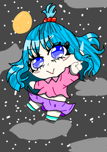 di langit yang indah - ibisPaint