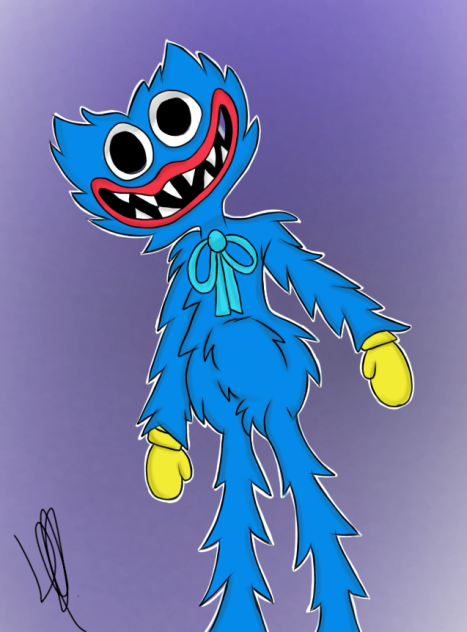 hugggy wuggy creepy 💙💛💙❤️