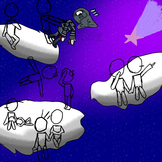 dw COLLAB (night time adition in le sky)