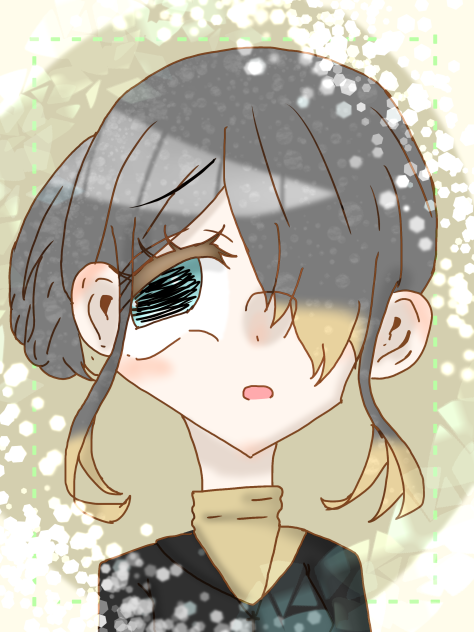 れいぽぴの線画塗った！①